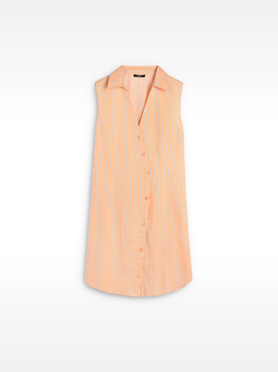 Striped shirt dress