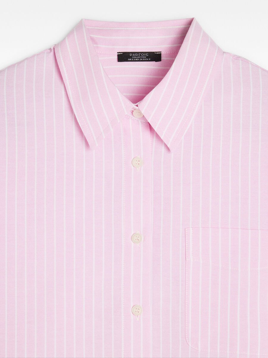Striped long-sleeve shirt
