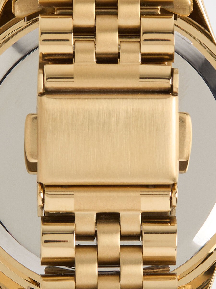 Watch with stainless steel wristband