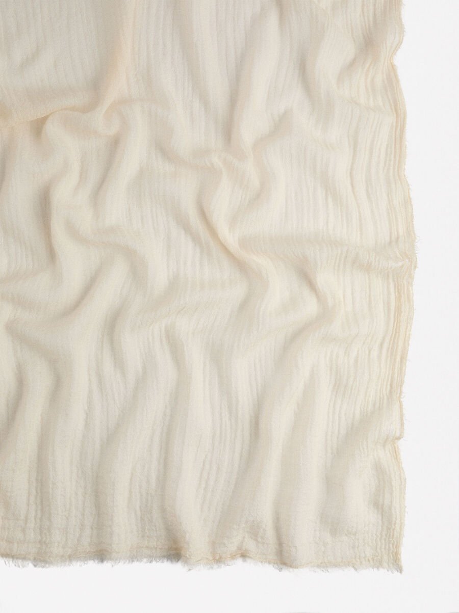 Pashmina mit zerknittertem Effekt