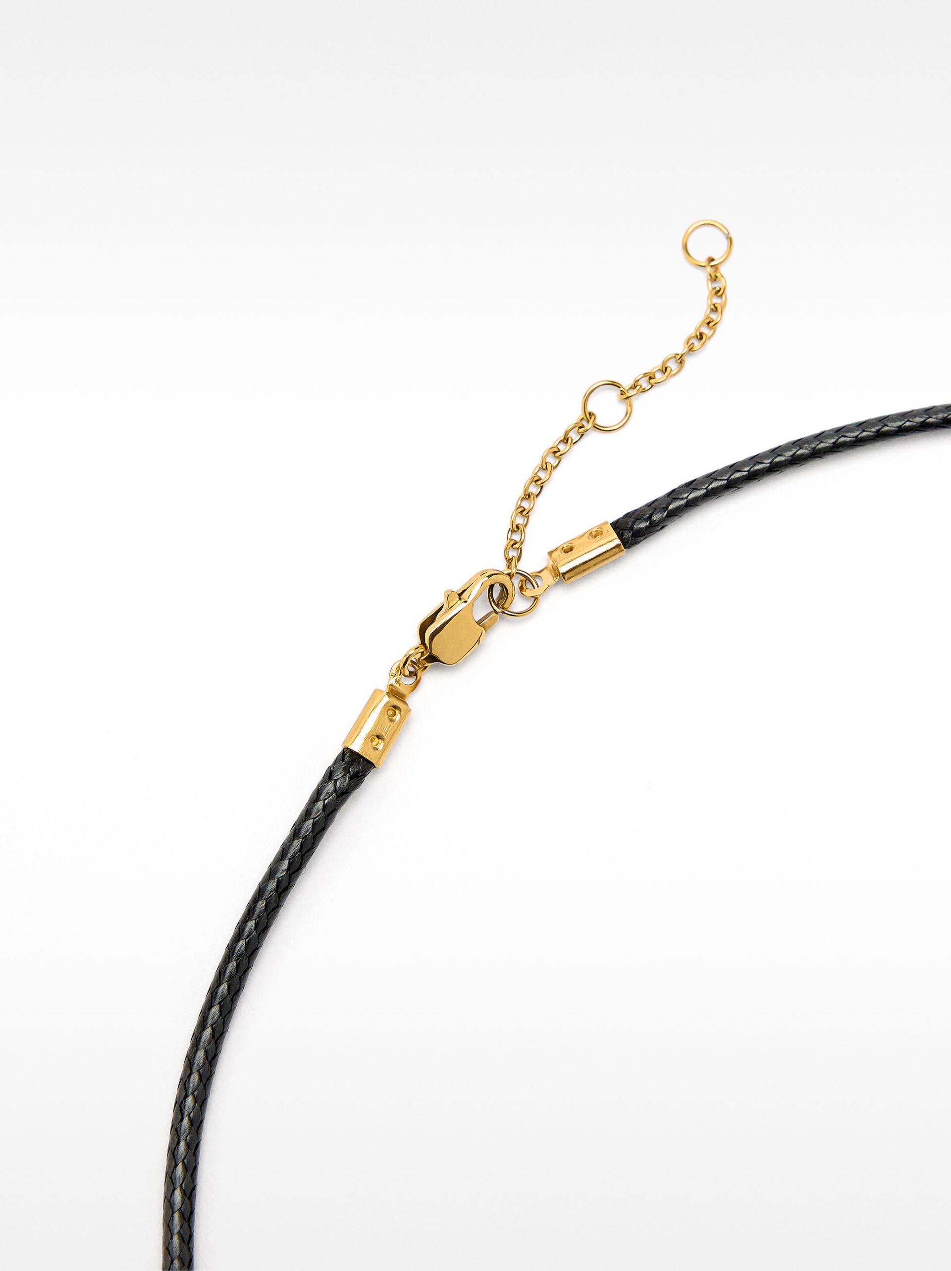 Pendant key necklace - stainless steel image number 2.0