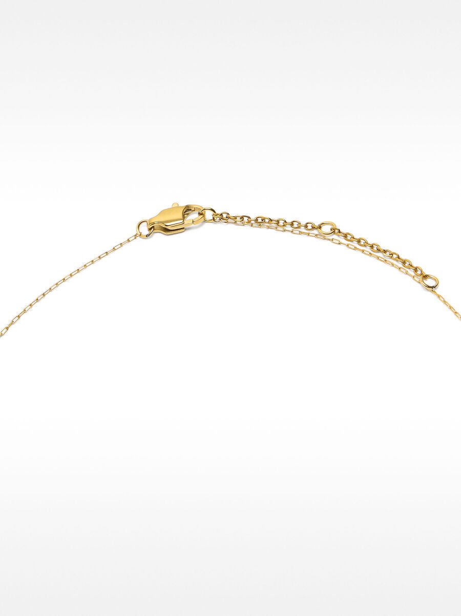 Freshwater pearl necklace - stainless steel