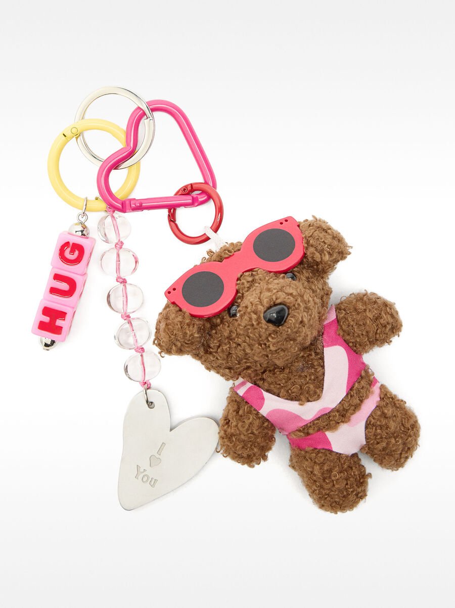 Bear charm keychain 
