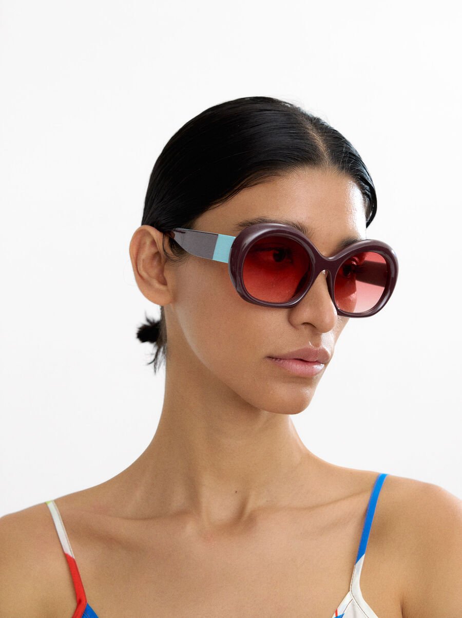 Runde Sonnenbrille