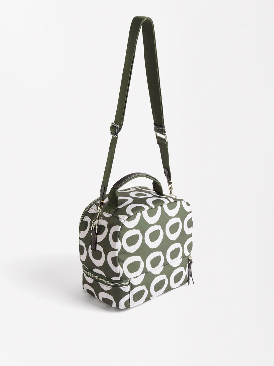 Printed nylon lunch bag
