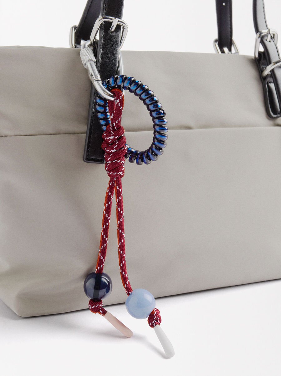 Nylon tote bag with strap M