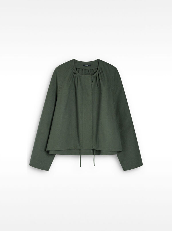 Chemise 100% en coton avec froncé