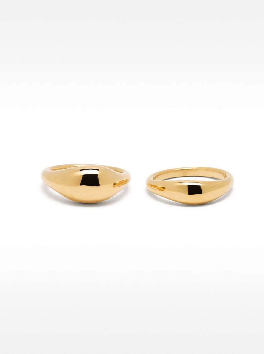Rounded ring set - stainless steel