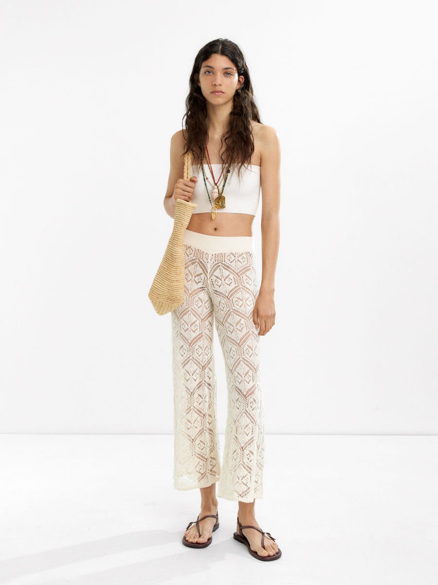Crochet trousers