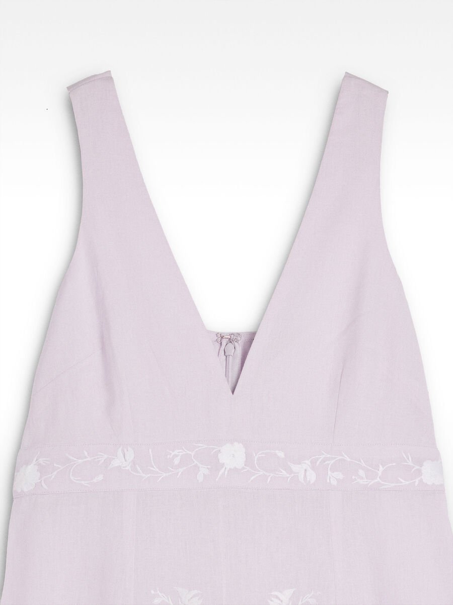 Cotton dress with embroidery