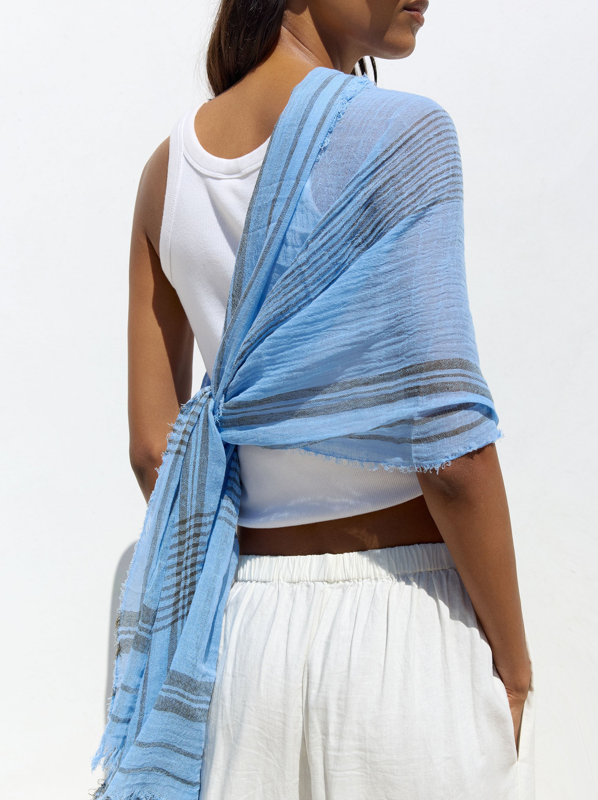 Gestreifte Pashmina